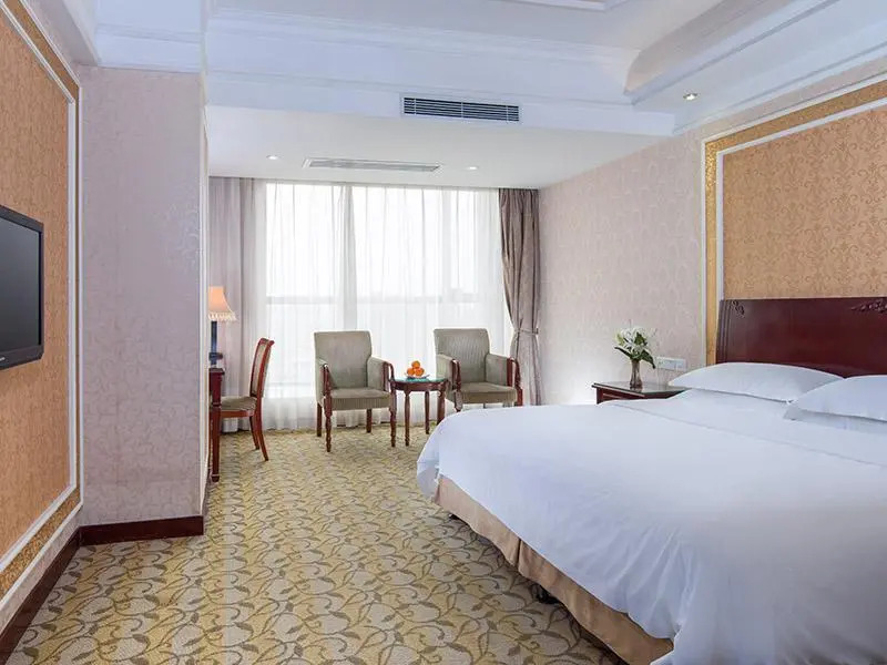 豪華四人房，帶有街景，雙床