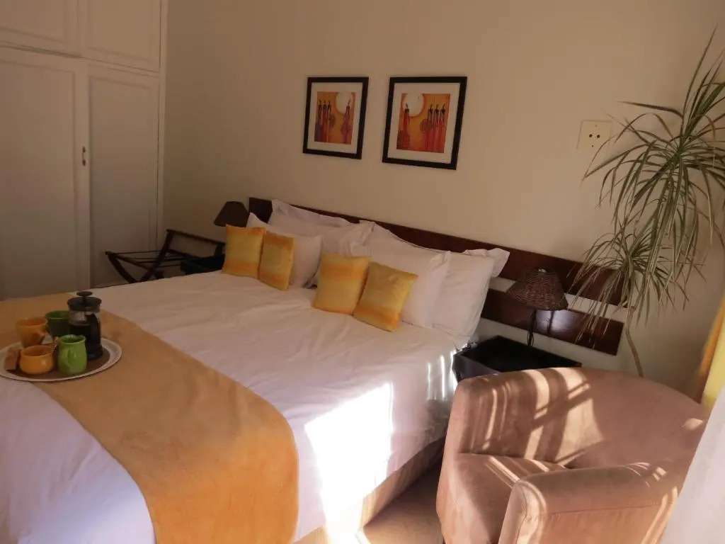 觀景標準雙人房，配有雙人床