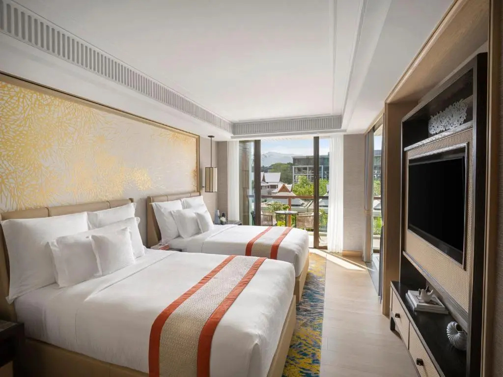 Classic Double room with pool view (twin beds)