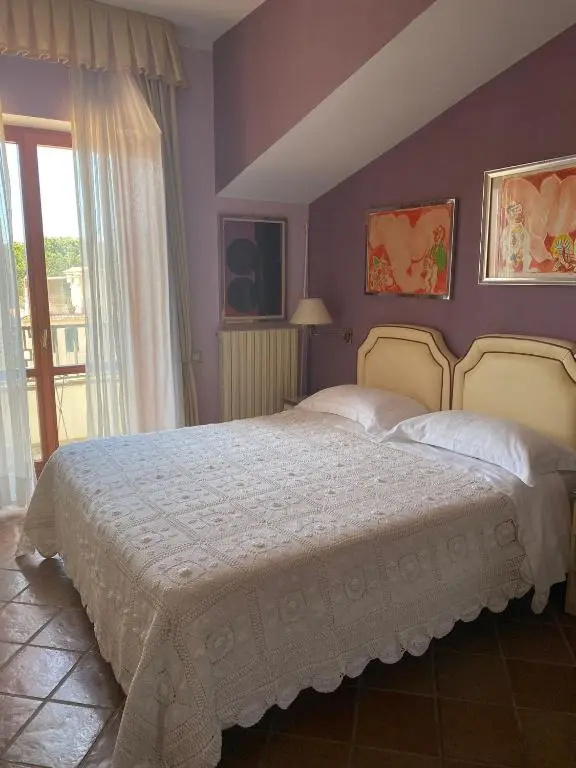 Deluxe Double room with balcony and with sea view (full double bed)