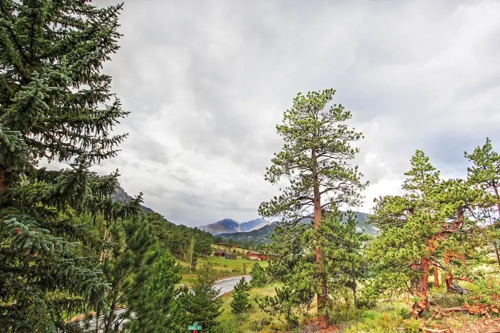 'peaceful Pines' Estes Park Home: Longs Peak View