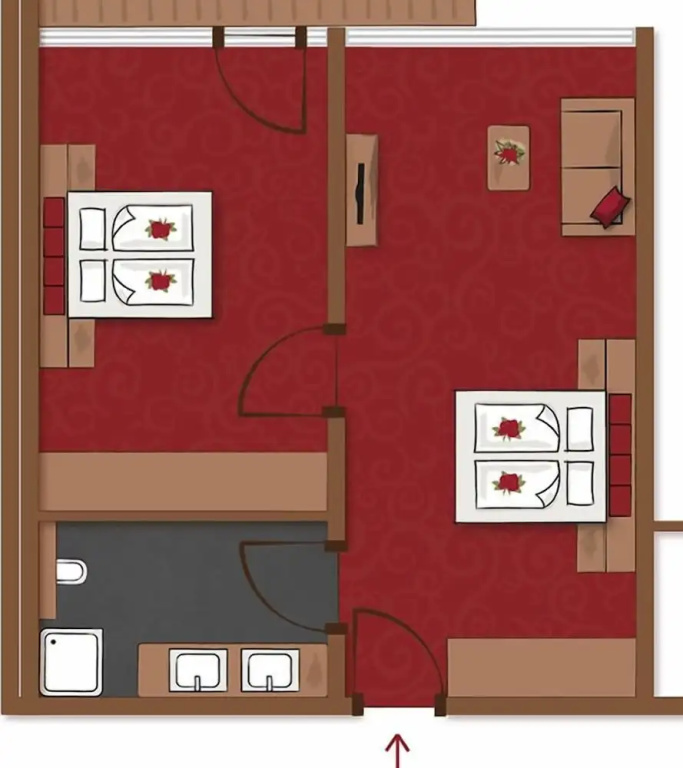 Hotel Roslehen - Chambres