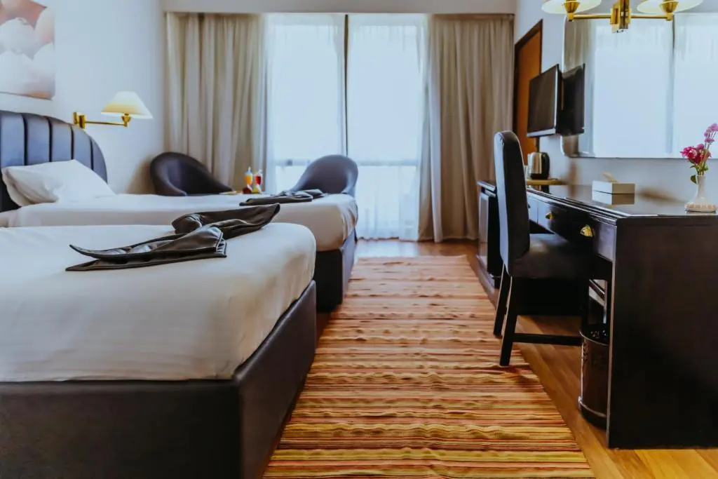 Deluxe Double room with Nile river view (full double bed)