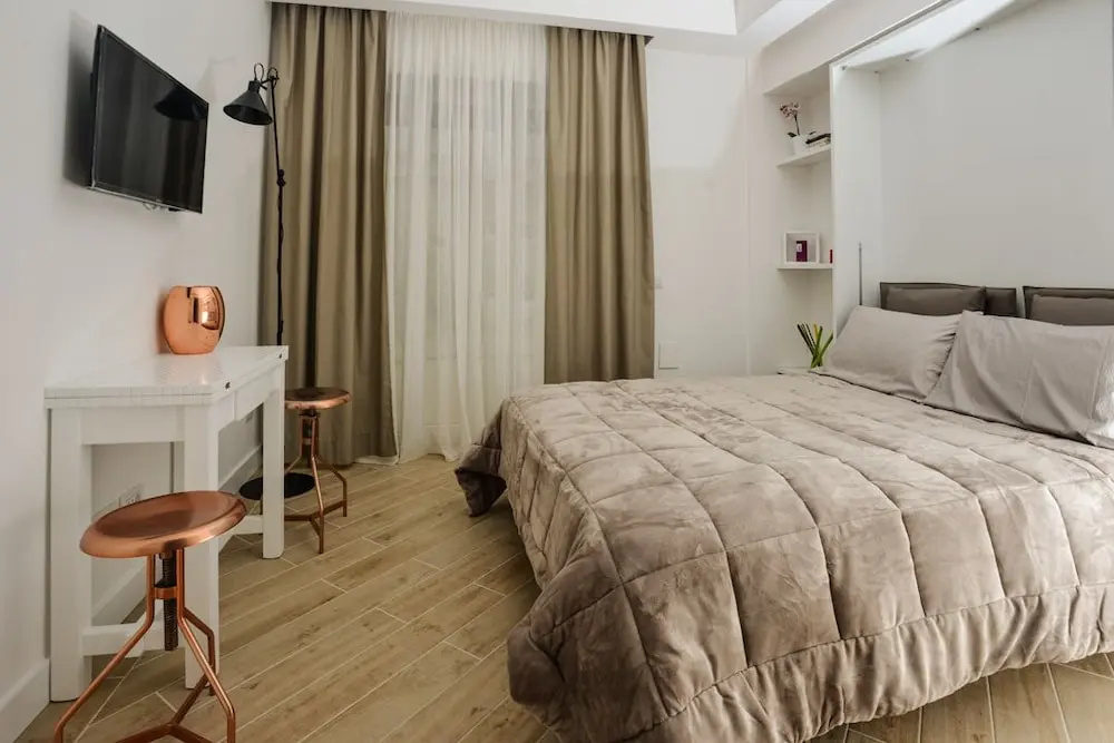 Studio with balcony