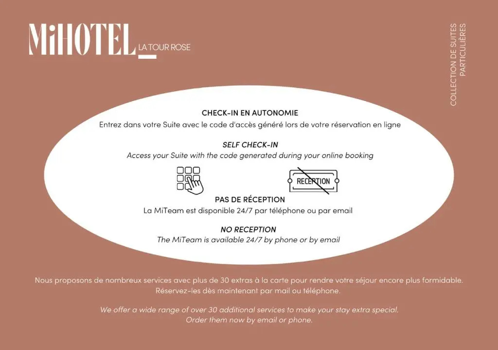 MiHotel La Tour Rose - Chambres