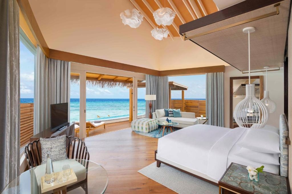 1 Bedroom Overwater Double Pool Villa with sunrise view