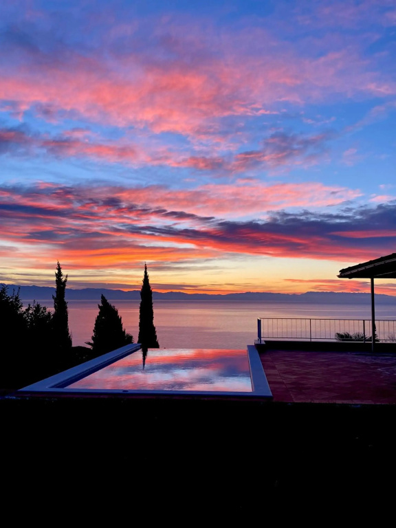 VILLA LOVRAN - heated pool - 5 min walk to the beach - incredible sea view - фото 35
