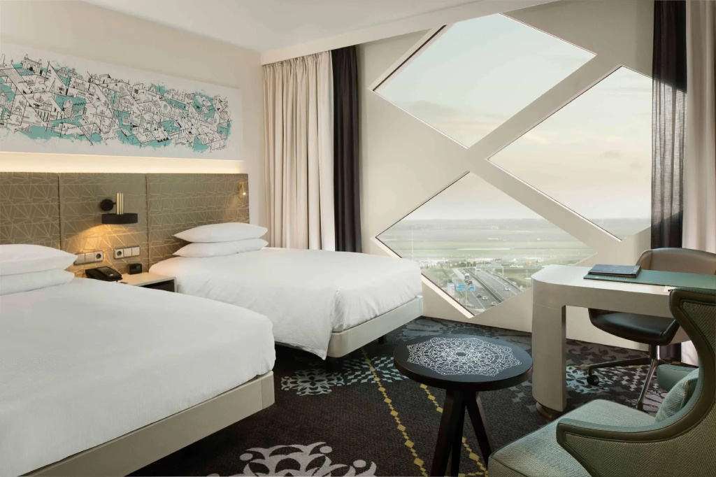 Hilton Amsterdam Airport Schiphol Hotel - Chambres