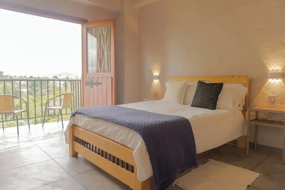 Standard Double room with balcony and with garden view (full double bed)