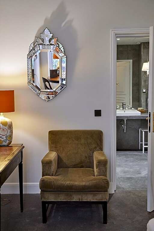 Двухместный номер Deluxe Цокольный этаж 2 отдельные кровати в Hotel du Danube Saint Germain