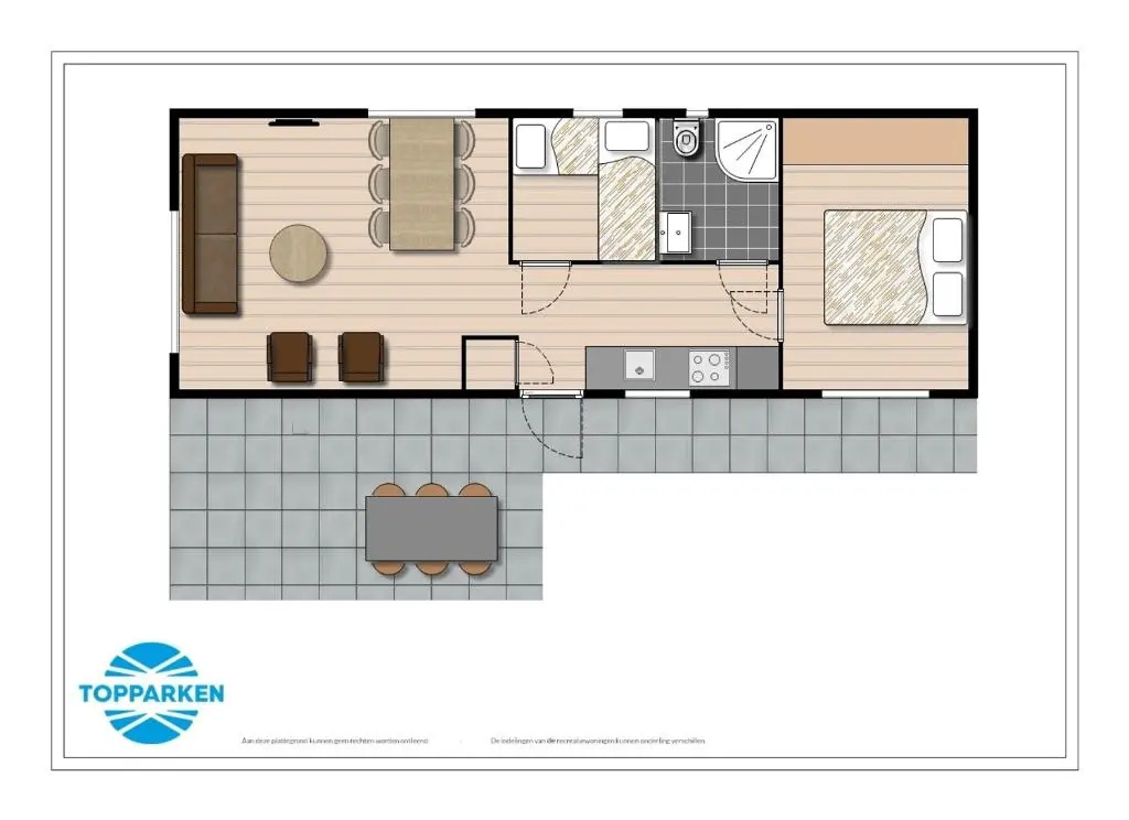 TopParken Resort Bosvallei - Chambres