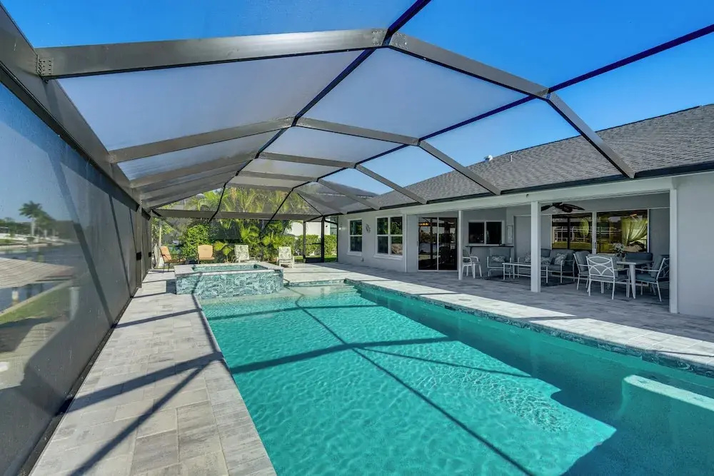 Waterfront Cape Coral Gem w/ Lanai, Pool & Dock!