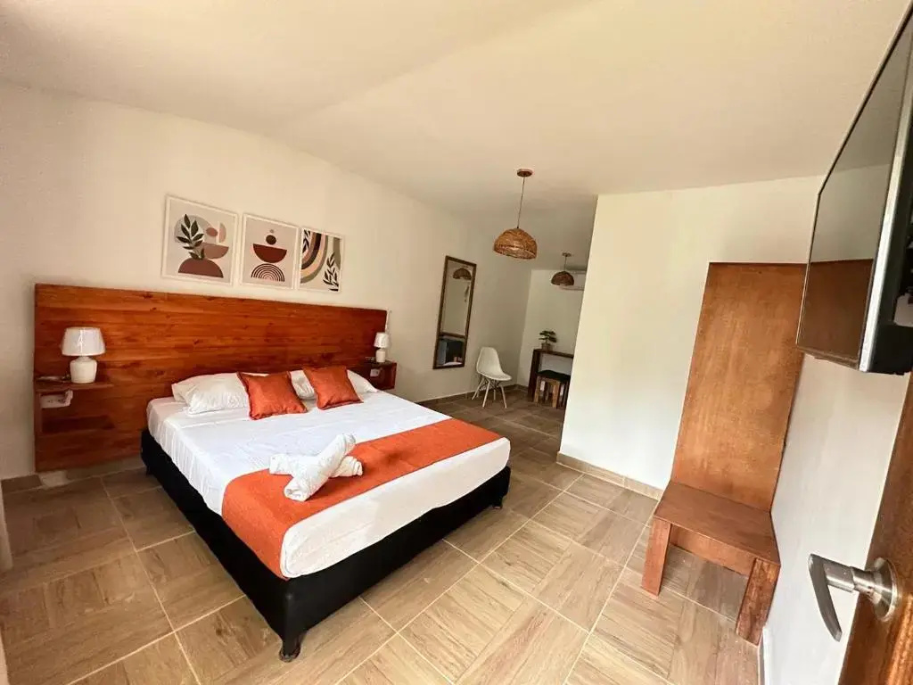 Standard Double room with pool view (full double bed)