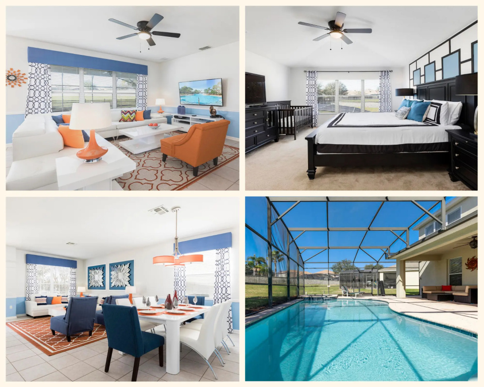 6BR Disney Getaway Villa w Pool SPA