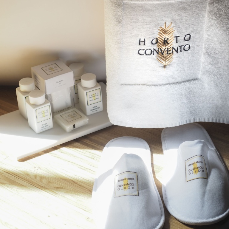 (1)Superior Quadruple room (full double bed, sofa and twin beds) at Hotel Horto Convento in Florence