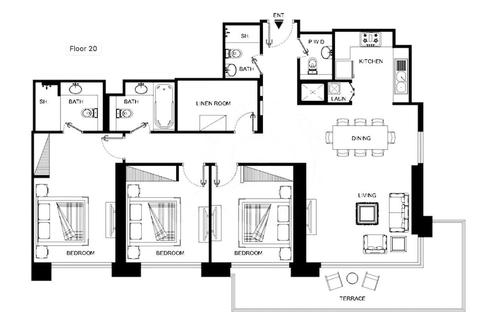 LUX The Creek Palace Residence Suite 2