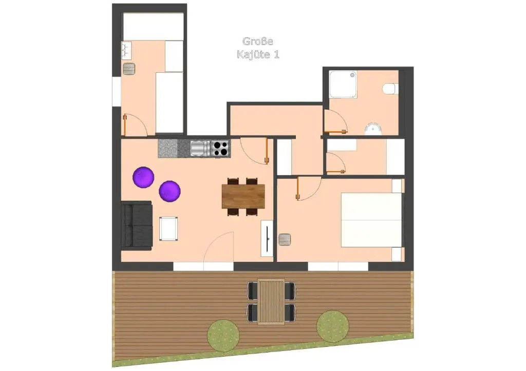 2 Bedrooms Apartment