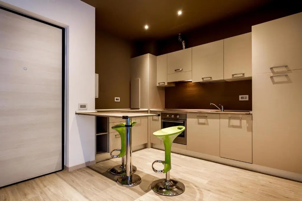 Studio with balcony