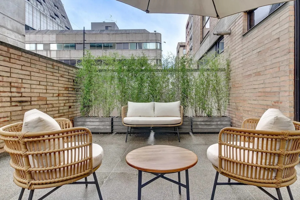 w Deluxe 1BR Duplex w Terrace Near El Virrey