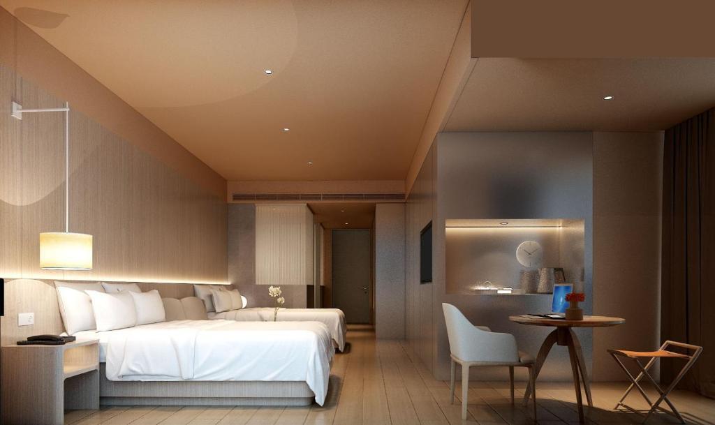 Двухместный номер Deluxe 2 отдельные кровати в Zhengzhou East Railway Station Crossing Hotel
