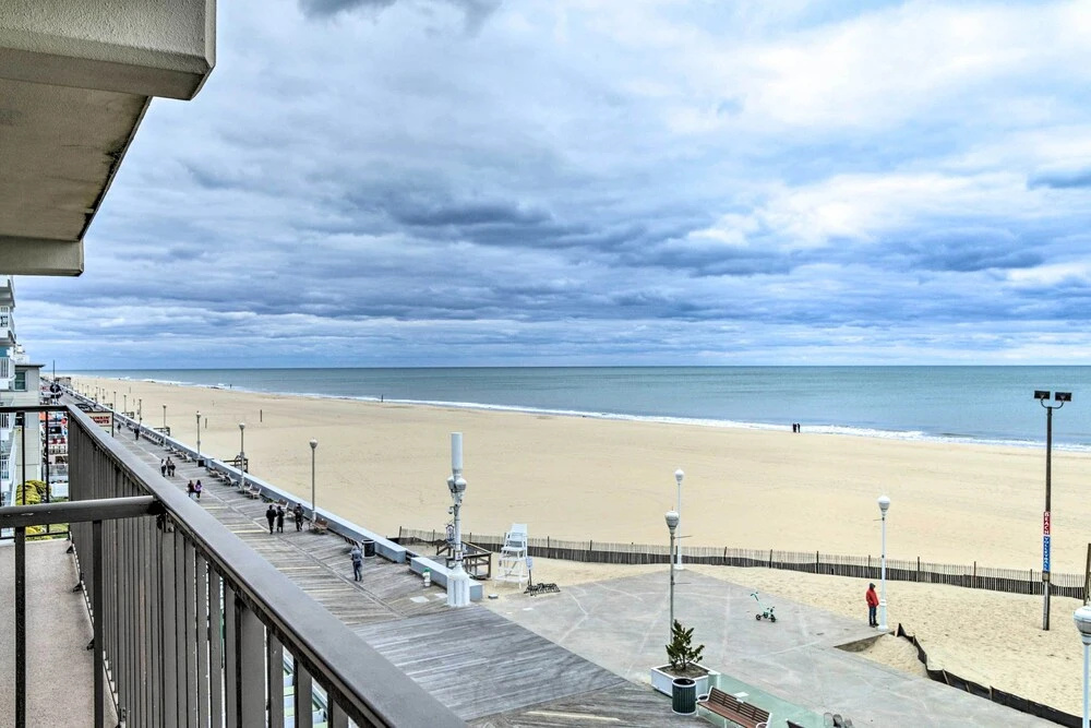 Walk to Ocean City Boardwalk: Waterfront Condo