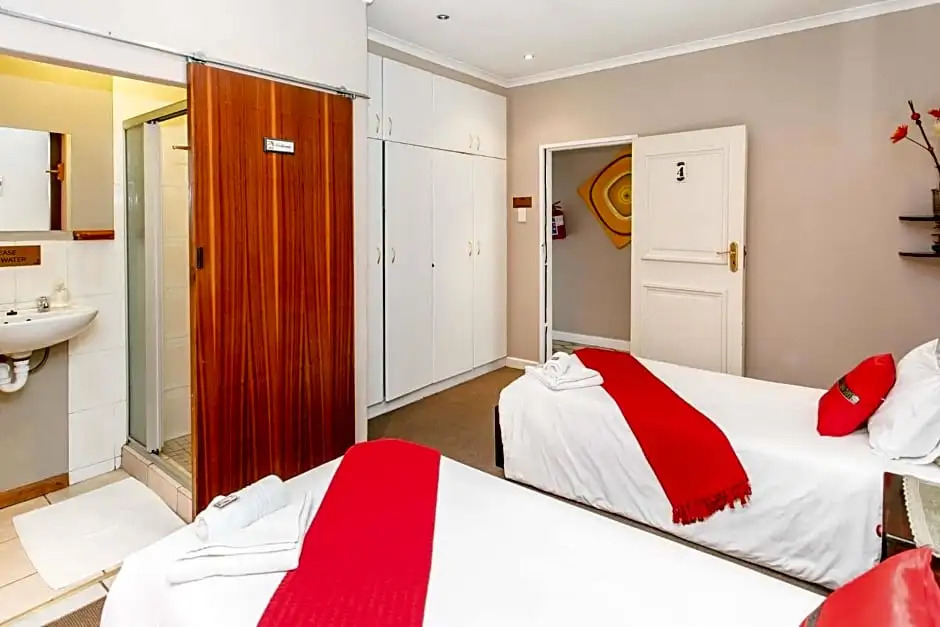 豪華花園景觀雙人房，配有雙人床