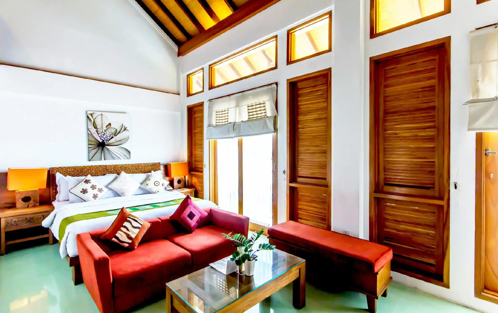 Quadruple Junior Suite with garden view