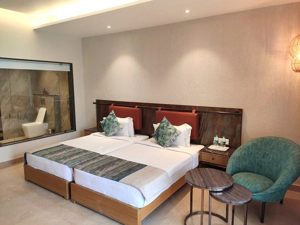 Standard Double room with garden view (full double bed)