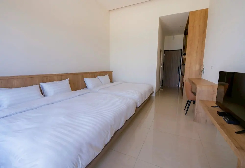 Standard Quadruple room with balcony and with sea view
