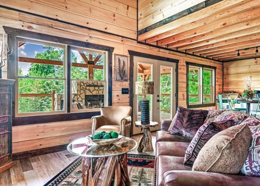 Cottage with balcony