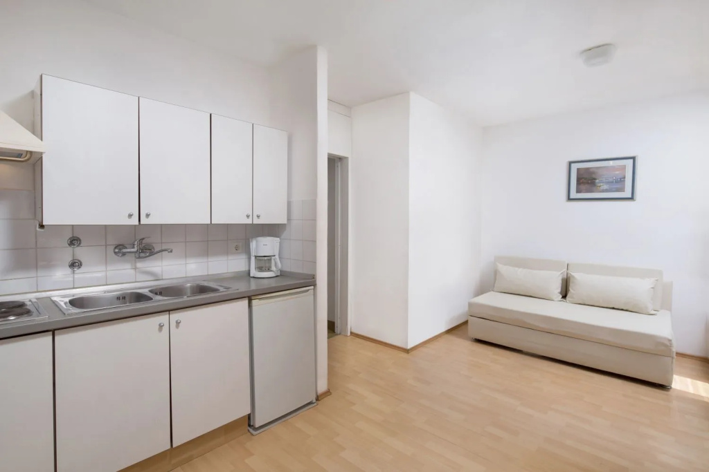 Apartment with sunset view