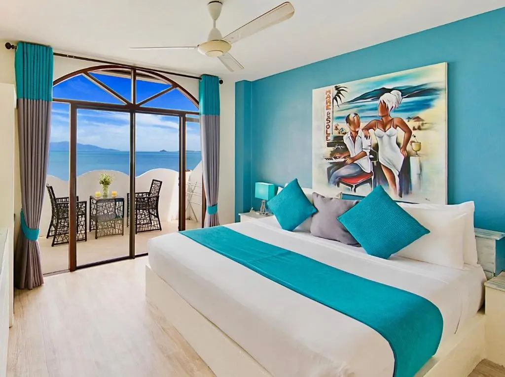 Deluxe Double room with sea view (full double bed)