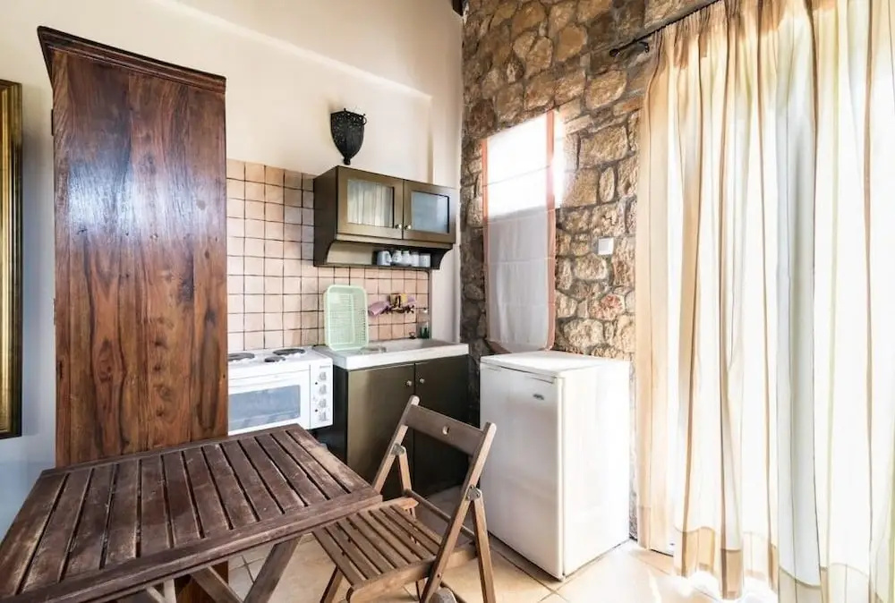 Studio with balcony and with garden view