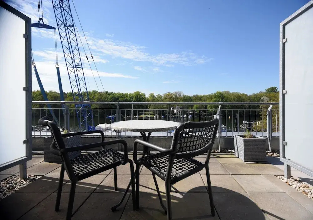 Comfort Double room with balcony and with river view (full double bed)