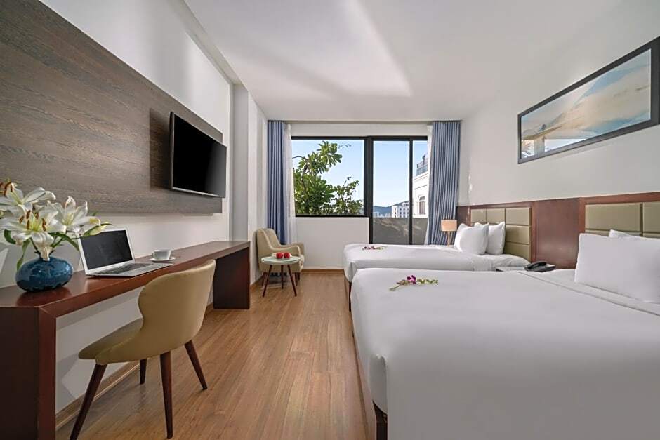 Двухместный люкс с балконом 2 отдельные кровати в Отель Aria Grand Hotel & Spa