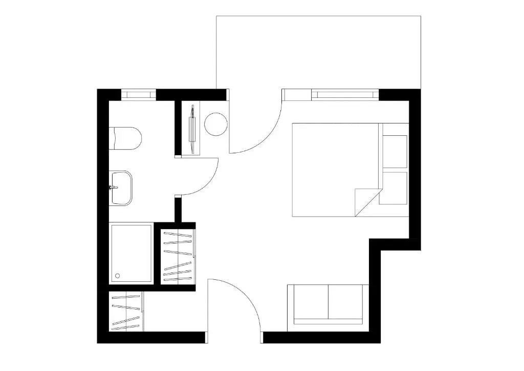 Standard Double room (full double bed)