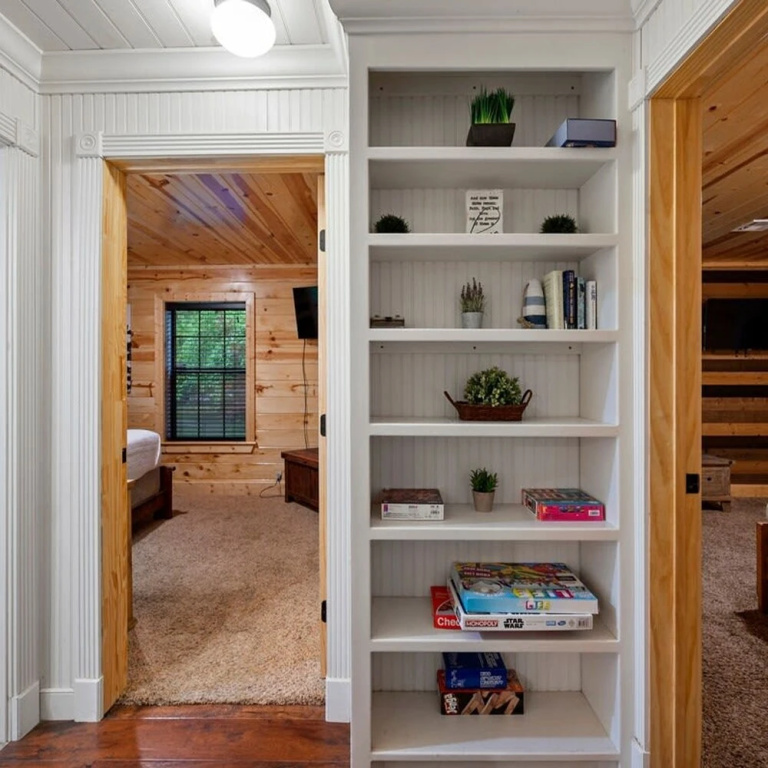 Modern Farmhouse With Gameroom Firepit