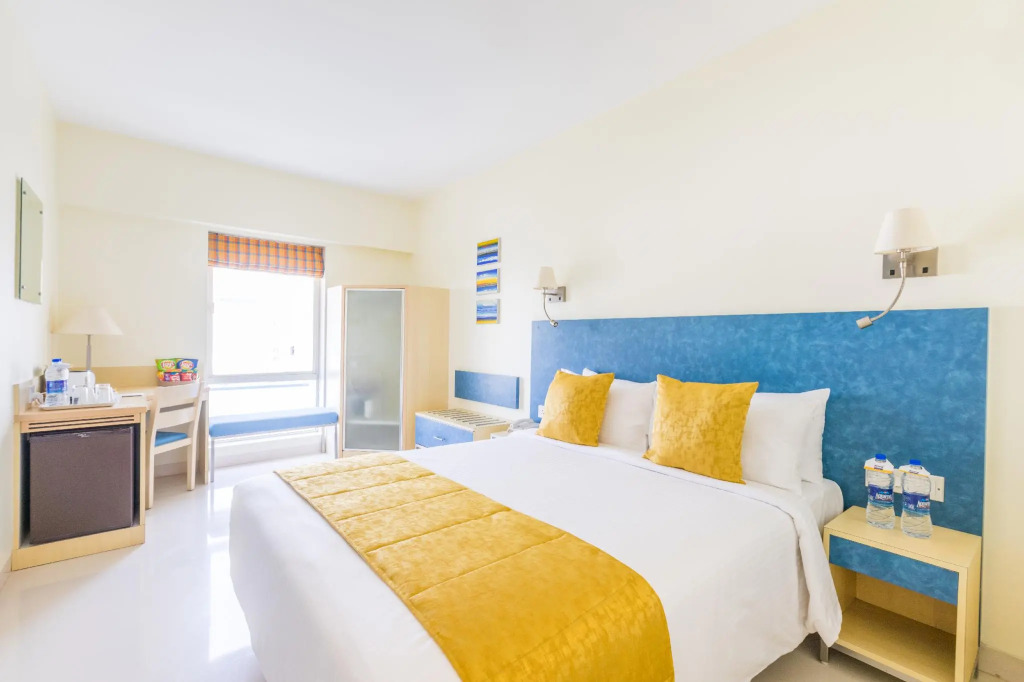 觀景至尊雙人房，配有大床