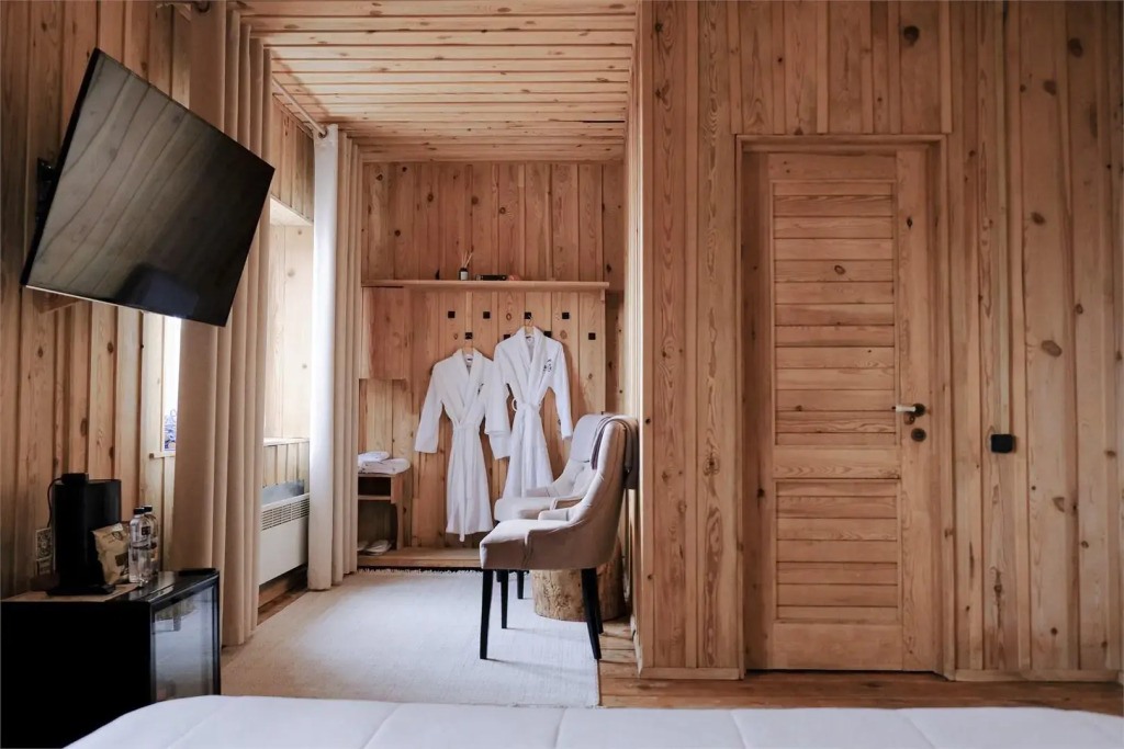 Двухместный номер Superior двуспальная кровать в Le Mont