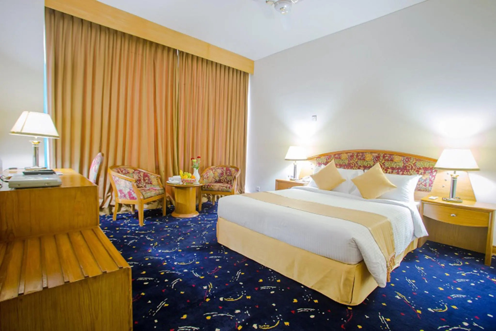 豪華四人房，配有雙人床