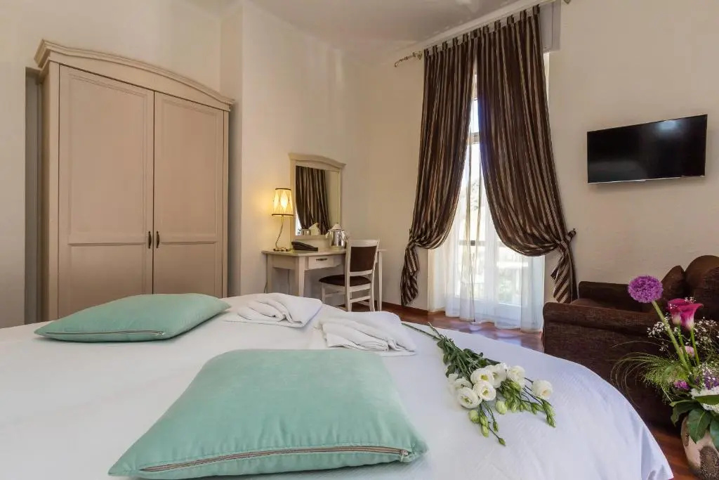 Standard Double room with balcony and with mountain view (full double bed)