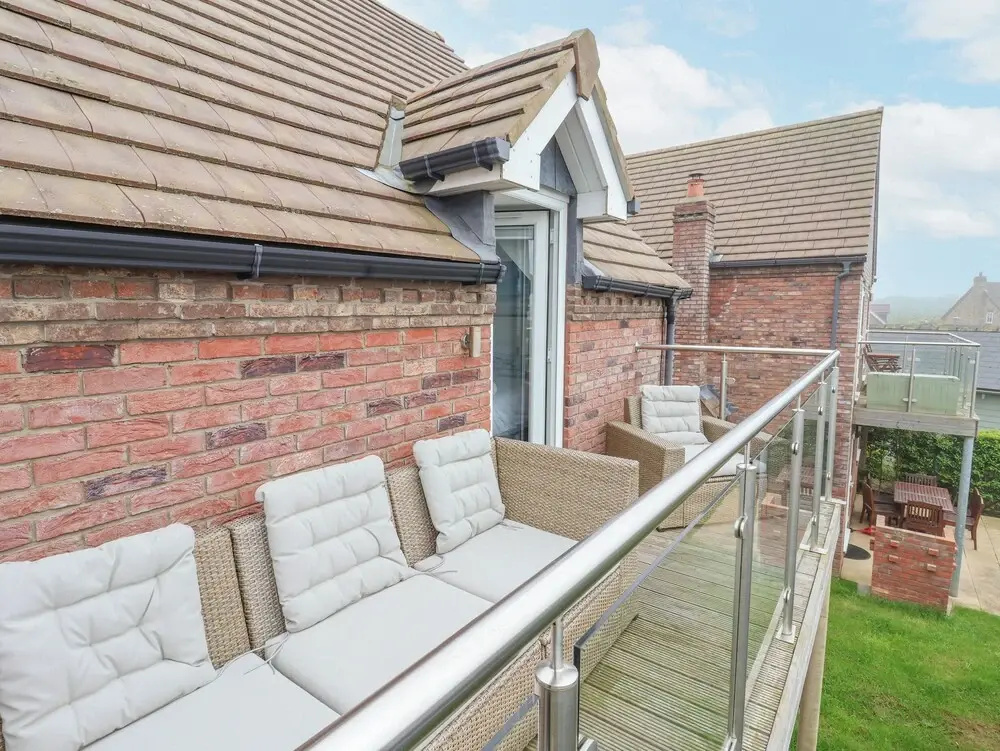 Cottage with balcony
