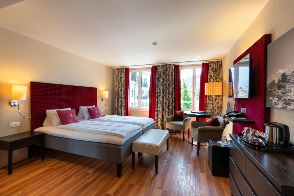 Krebs Interlaken Hotel Room Type - Standard Double room (twin beds)