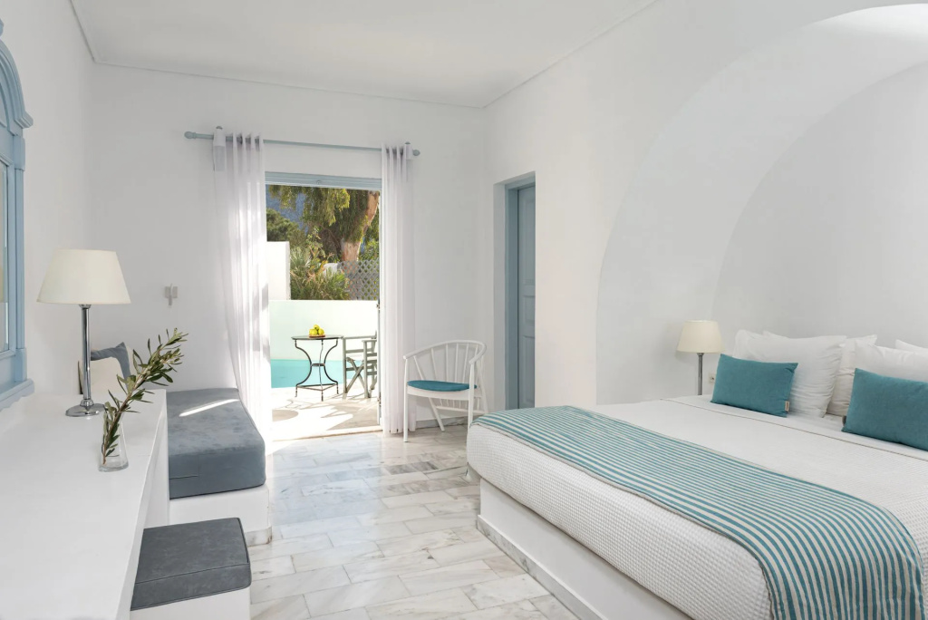 Santorini Kastelli Resort - Chambres