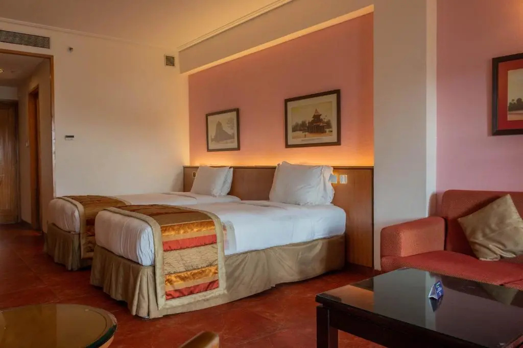 Standard Double room with pool view (twin beds)