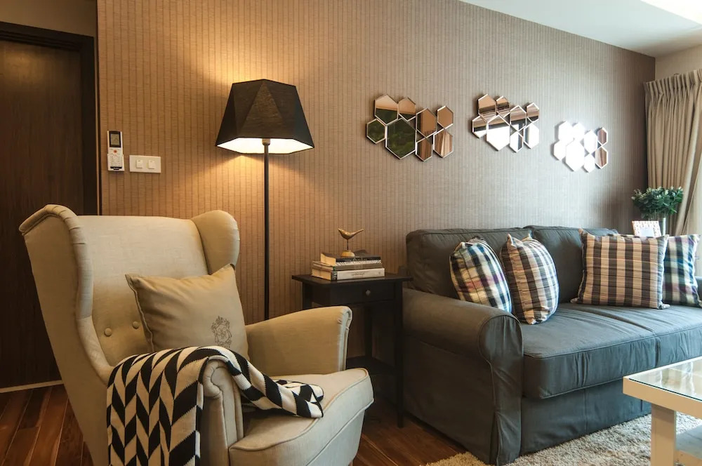Люкс Comfort c 1 комнатой с балконом и с красивым видом из окна в The Title KR Beach Condotel Rawai Phuket