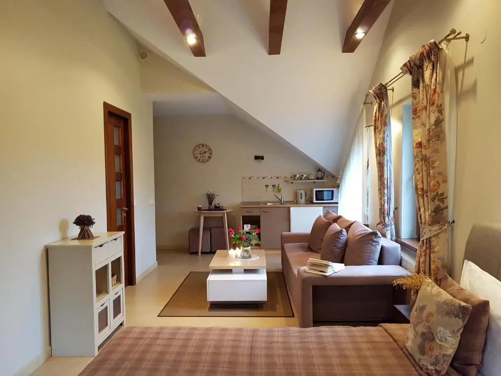 Studio with balcony