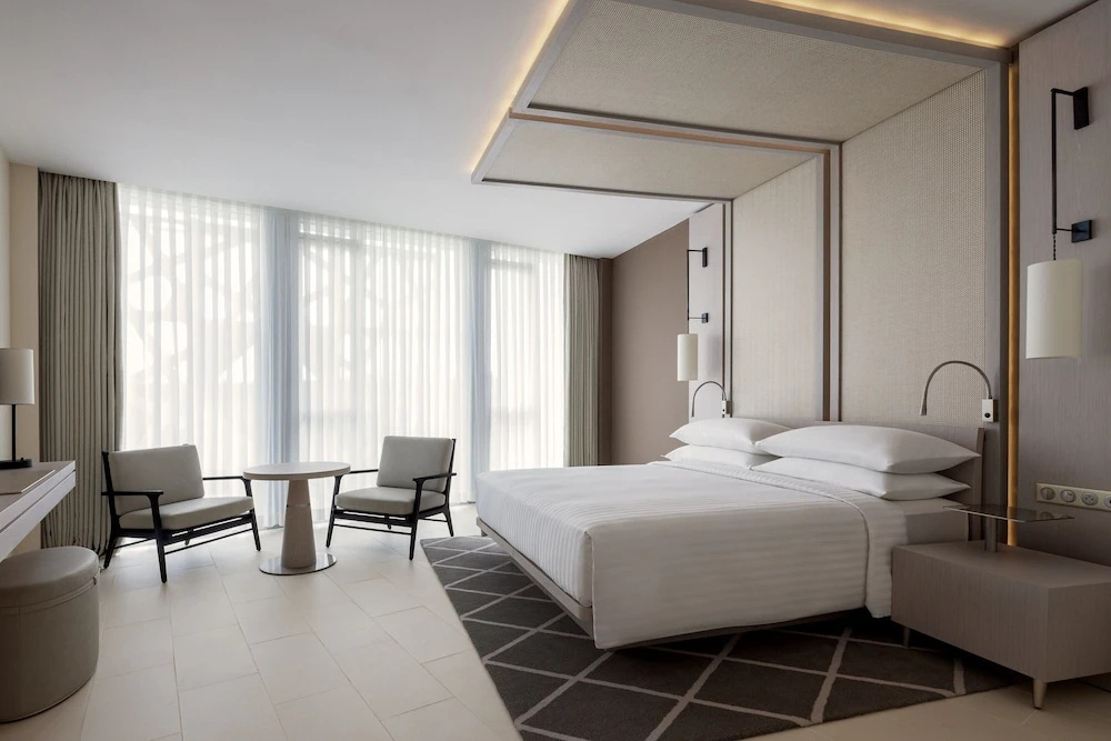 Deluxe Double room with balcony and with pool view (full double bed)