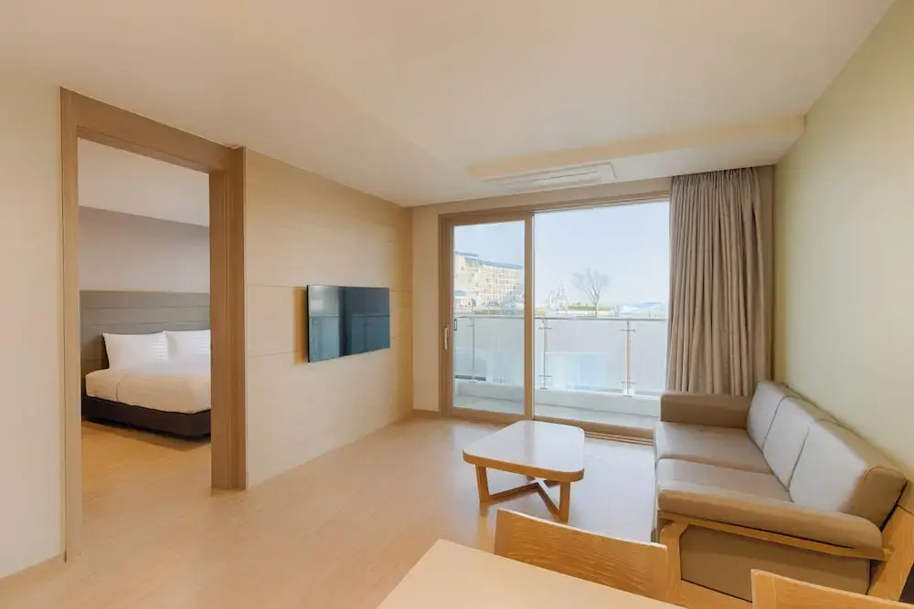 Suite with partial ocean view