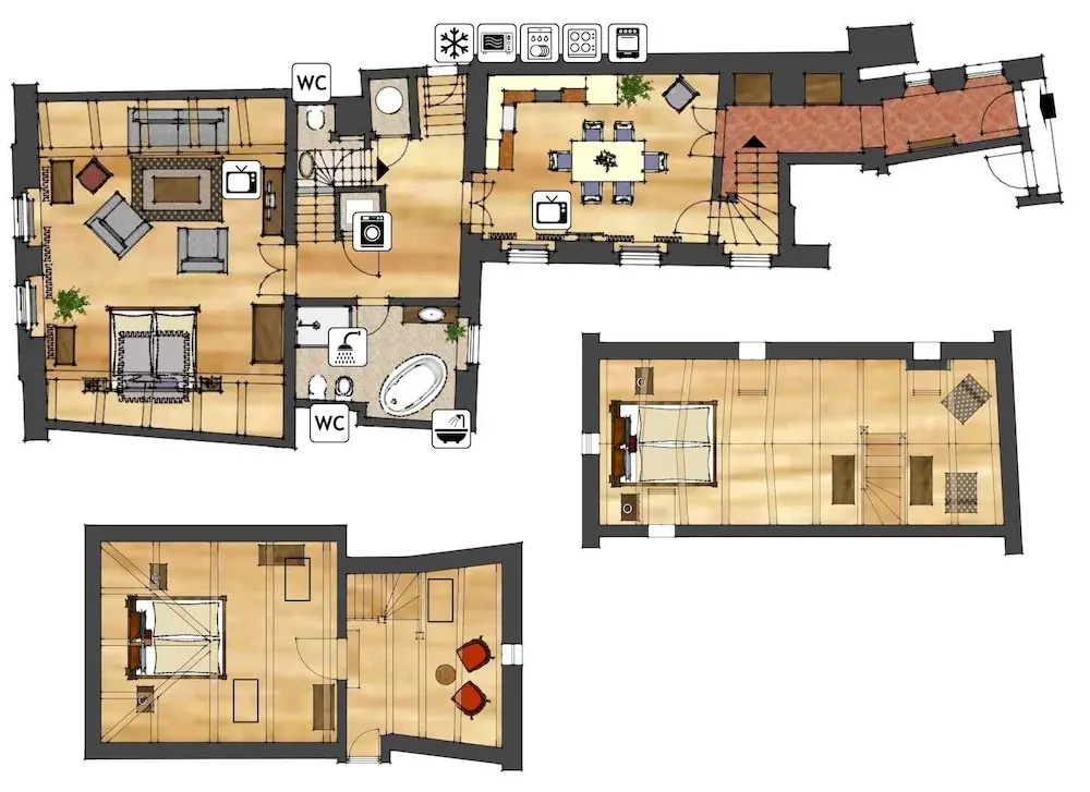 Residence U Mecenáše - Chambres